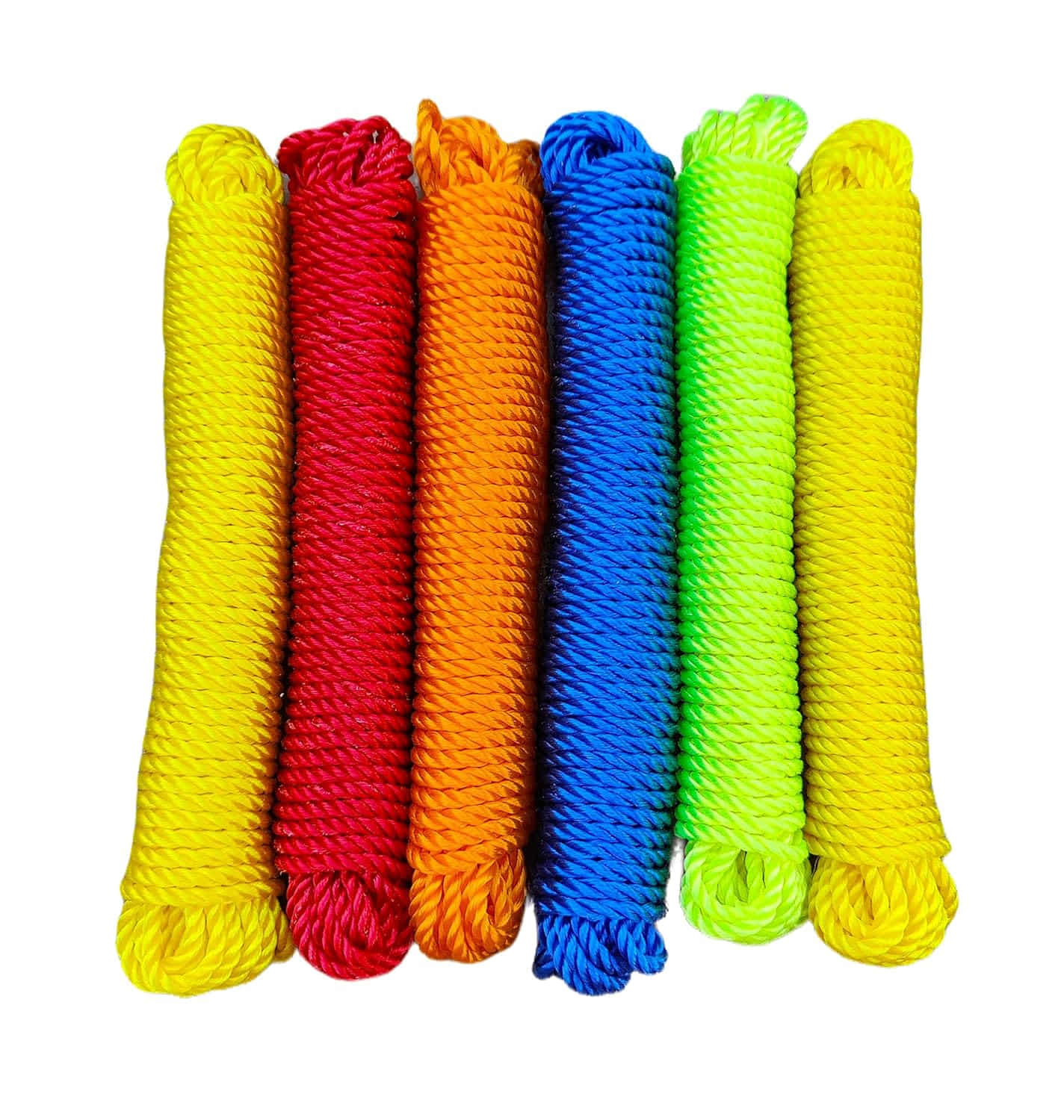 OrganicBazar Multipurpose Nylon Rope, Weather-Resistant, Durable – Multicolor Rope for Indoor & Outdoor Garden Use