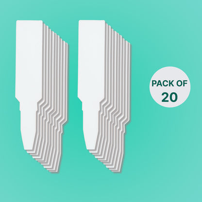 Arrow shape Plant Tag Marker label White for Home Gardening