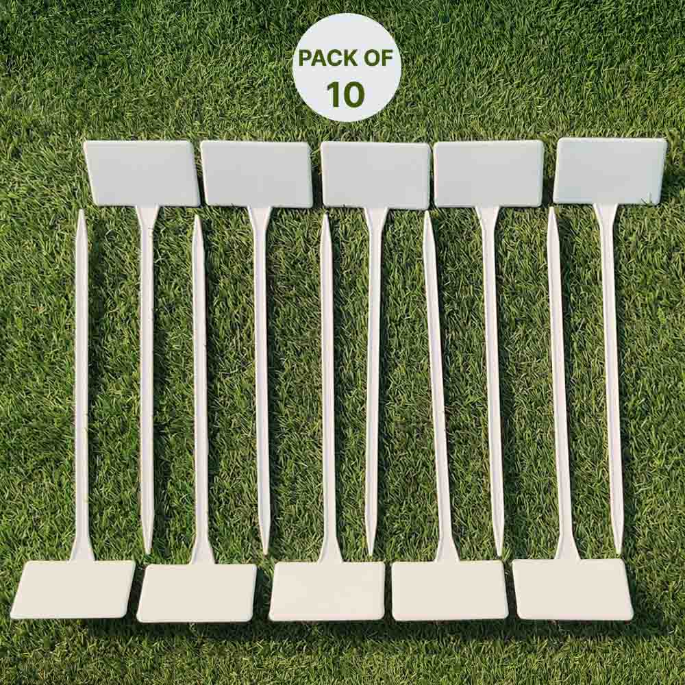 Plastic T Type Big Plant Tag Marker label White for Home Gardening