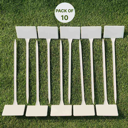 Plastic T Type Big Plant Tag Marker label White for Home Gardening