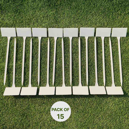 Plastic T Type Big Plant Tag Marker label White for Home Gardening