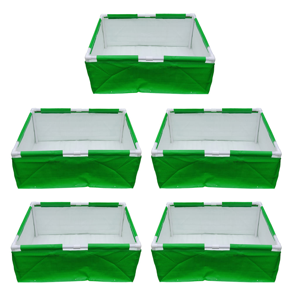 HDPE 36x24x12 Rectangle Grow Bag With Supporting Pvc Pipes Extra Thick Premium Quality Grow Bags