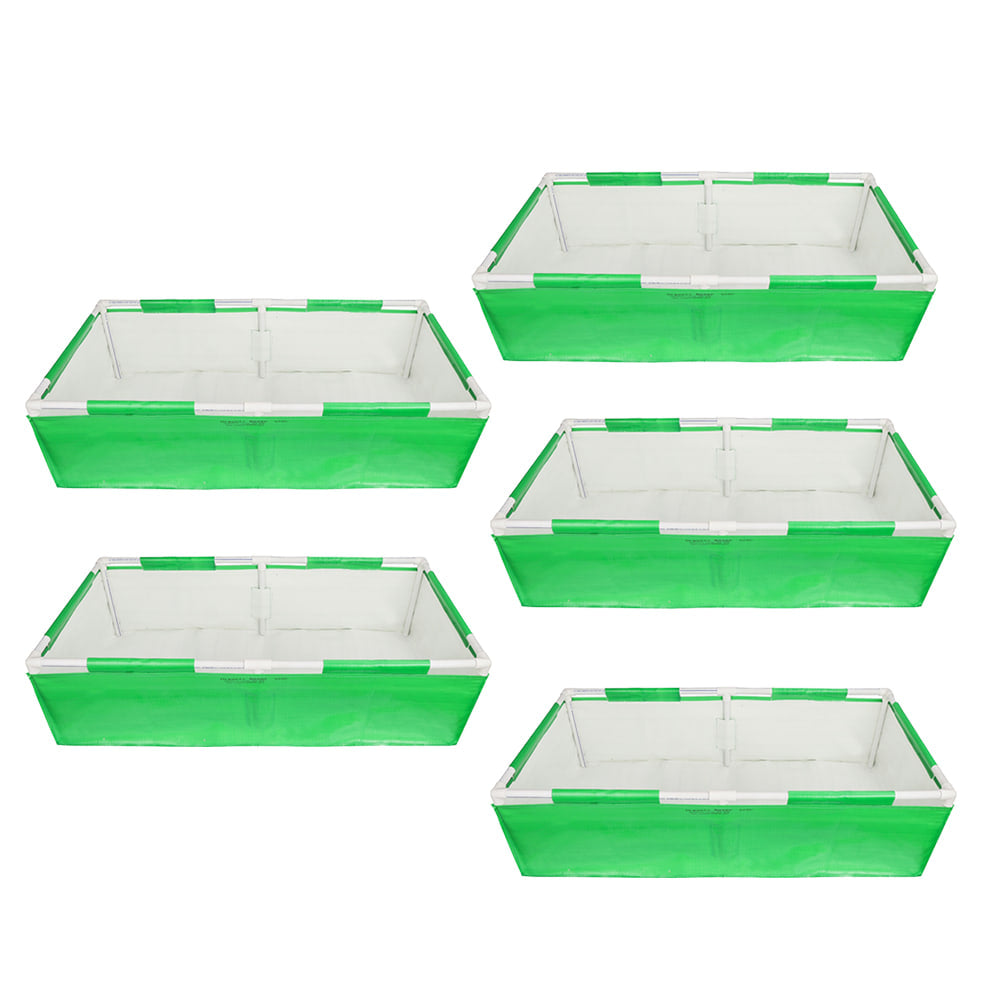 HDPE 48x24x12 Rectangle Grow Bag With Supporting Pvc Pipes Extra Thick Premium Quality Grow Bags