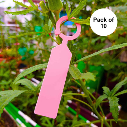 Hanging Plant Tag for Nursery & Home Garden | Plastic Plant Tree Tags | Ring Tag Garden Labels for Terrace Garden