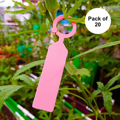 Hanging Plant Tag for Nursery & Home Garden | Plastic Plant Tree Tags | Ring Tag Garden Labels for Terrace Garden
