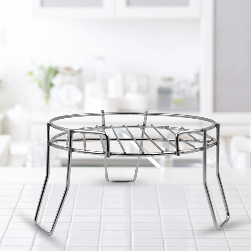 Premium Stainless Steel Pot Stand | Heavy-Duty | Rust-Resistant | Multipurpose Indoor & Outdoor Use (Pack of 2)