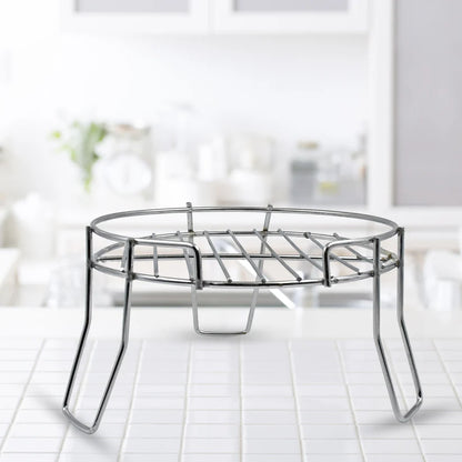 Premium Stainless Steel Pot Stand | Heavy-Duty | Rust-Resistant | Multipurpose Indoor & Outdoor Use (Pack of 2)