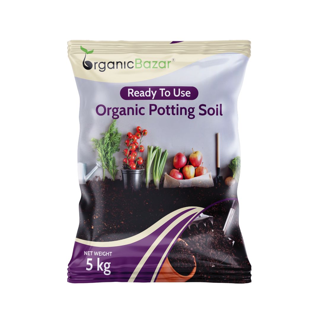 Ready to Use Organic Potting Soil Mix - 5kg For Home Gardening