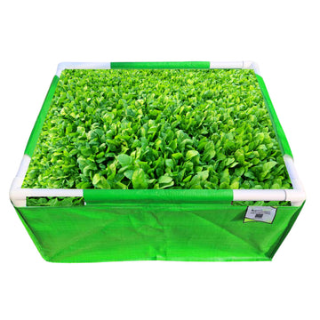 HDPE 24x18x12 Rectangle Grow Bag With Supporting Pvc Pipes Extra Thick Premium Quality Grow Bags