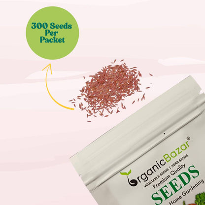 Romaine Lettuce Seeds (300 Seeds) Easy To Grow, High Germination, Leafy Vegetable Seeds for Balcony, Terrace Garden