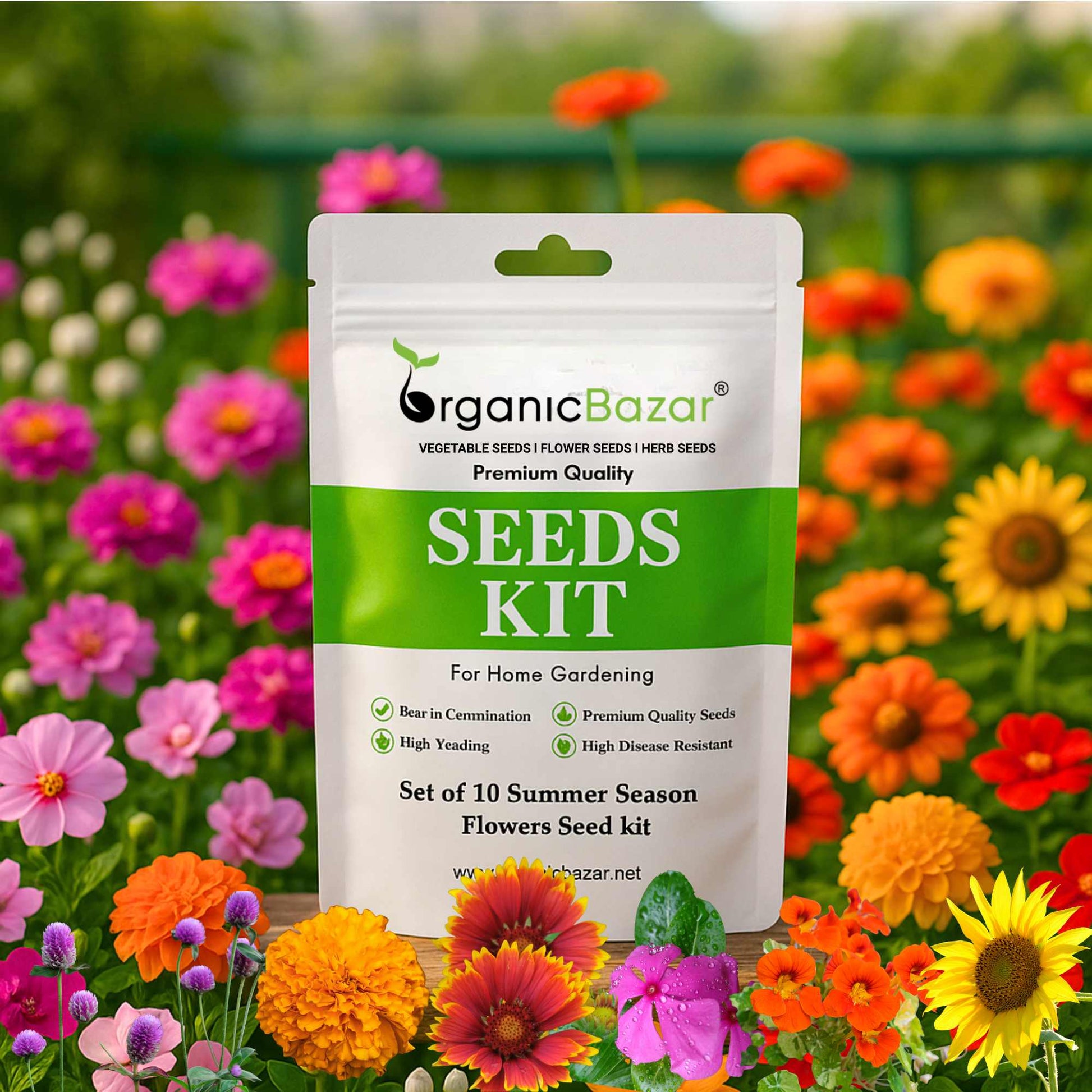 summer flower seeds online Buy Best Quality Summer Season Flower Seeds kit (Set of 10) Online