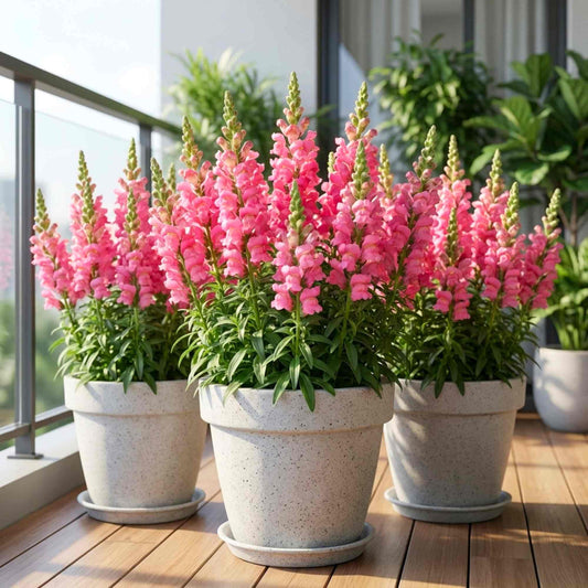 Snapdragon (Antirrhinum) Potomac Pink Cut Flower Seeds (50 Seeds)