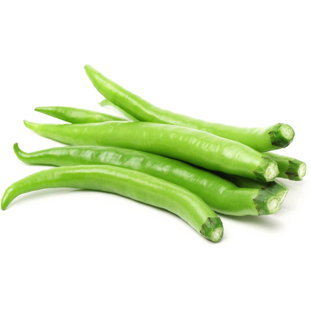 Chilli Green Thick And Long Seeds - (50 Seeds) High Yield | High Germination | Best for Home Gardens (मिर्च के बीज)