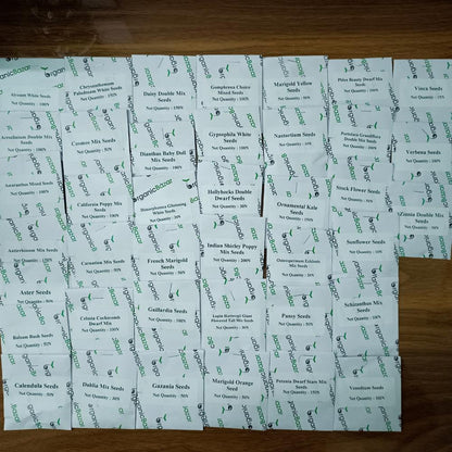 40 Variety of Flowers Seeds kit With High Germination Rate