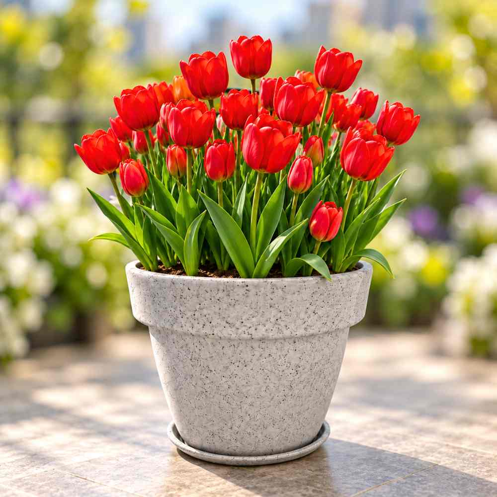 Tulip Red Flower Bulbs (05N)