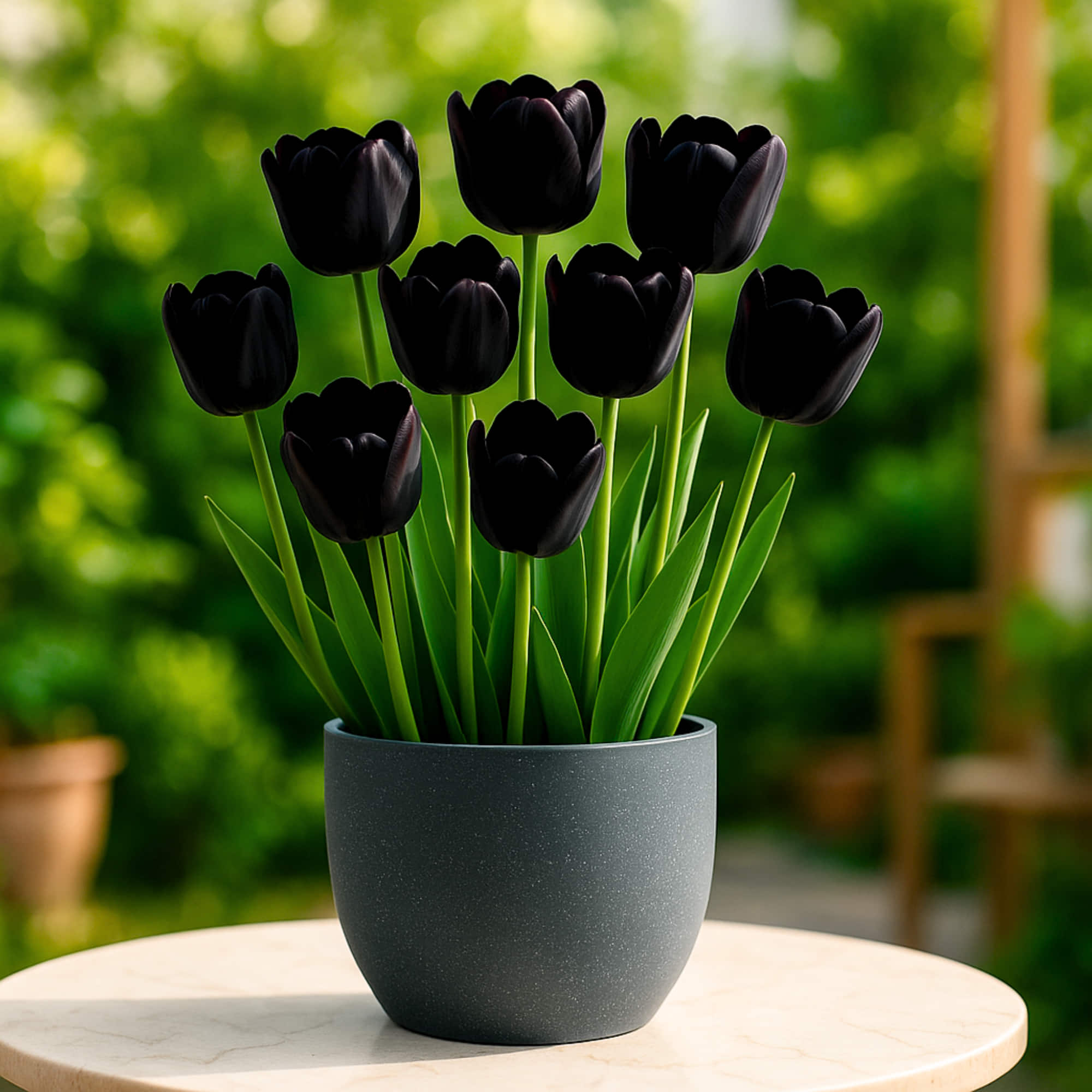 Buy Best Quality Tulip Black Jack Flower Bulbs Online - Organicbazar
