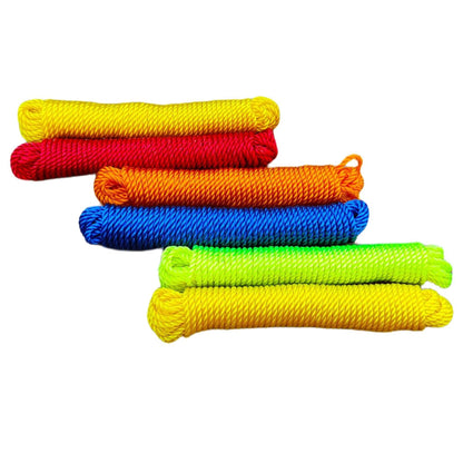 OrganicBazar Multipurpose Nylon Rope, Weather-Resistant, Durable – Multicolor Rope for Indoor & Outdoor Garden Use