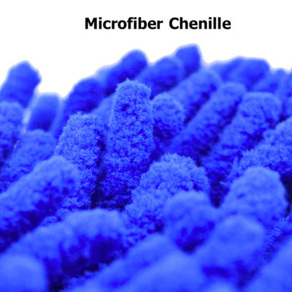 Microfiber Duster (Big) – Dual-Purpose Hand Mitt for Dry & Damp Cleaning | Ergonomic Grip, Ultra-Absorbent Chenille | Ideal for High Ceilings, Car Detailing, Windows & More