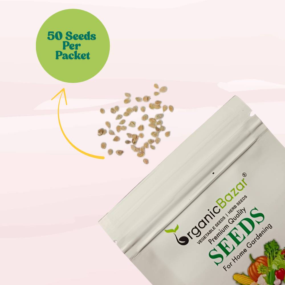 Untreated Tomato Seeds For Organic Gardening - 50 Seeds (Tamatar/टमाटर के बीज) High Germination/ Easy to Grow/ Ideal for Terrace/Kitchen Gardening
