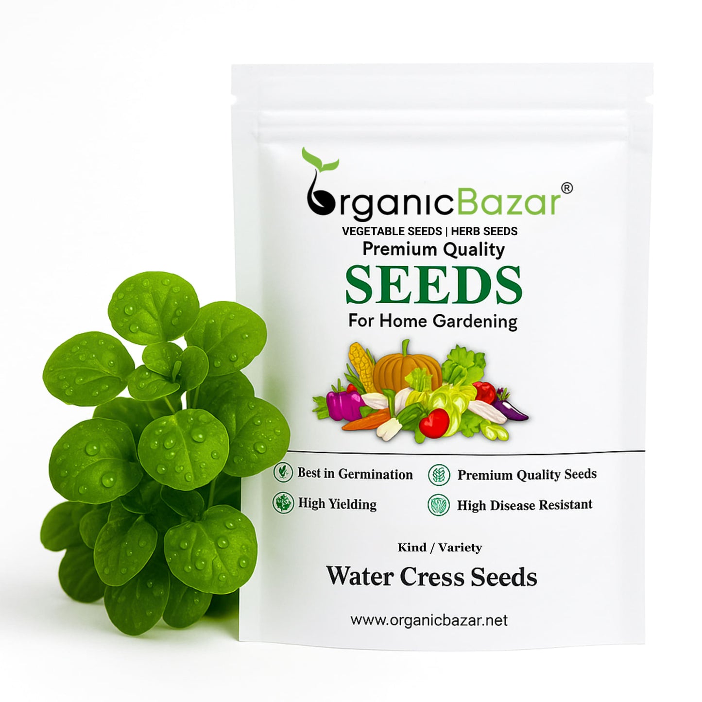 Water Cress Seeds (500 Seeds)