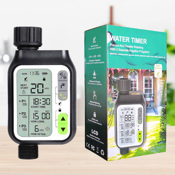 Automatic Water Timer for Drip Irrigation with Smart Rain Sensor