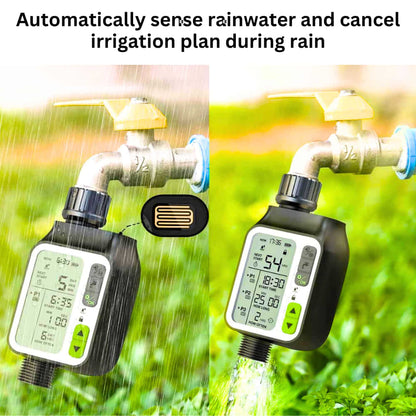Automatic Water Timer for Drip Irrigation with Smart Rain Sensor
