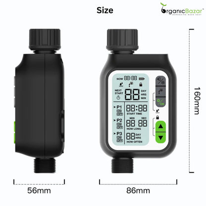 Automatic Water Timer for Drip Irrigation with Smart Rain Sensor