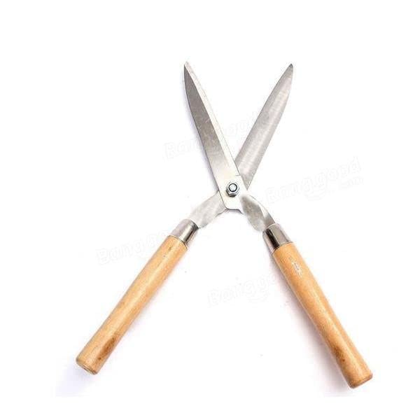 Wooden Handle Mehndi Cutter/Garden Grass Cutter, Hedge Shears, Bush Clipper, Big Grass Cutter
