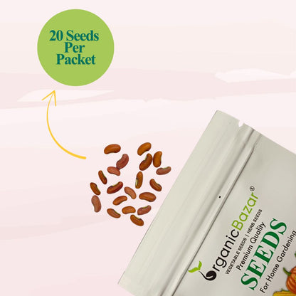 Yard Long Beans Seeds - 20 Seeds (यार्ड लॉन्ग बीन्स के बीज)