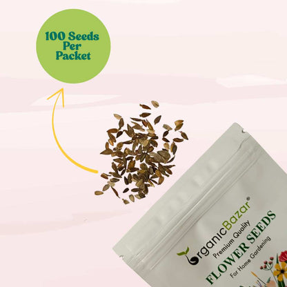 Zinnia Liliput Mixed Color Seeds (100 Seeds) High Germination/ Easy To grow/ Perfect for pots, balconies, or Terrace gardens