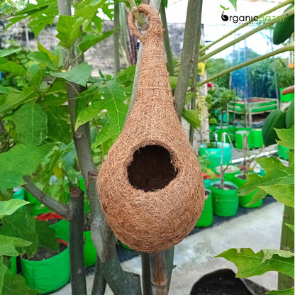 Coir Fibre Bird Nest for Garden