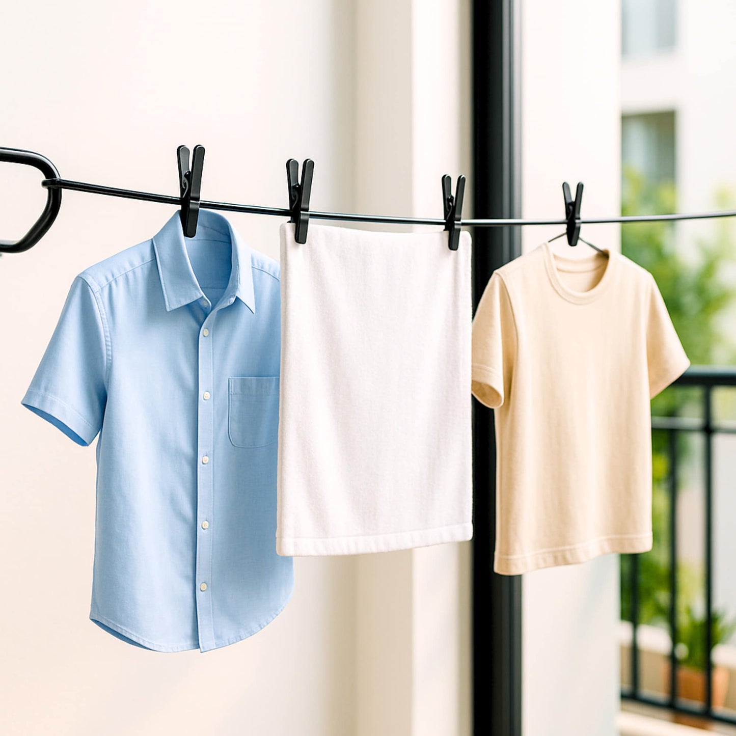 Multipurpose Cloth Drying Rope Wire – 10 Meters for Garden, Indoor & Outdoor uses | Strong & Rust-Resistant Clothesline