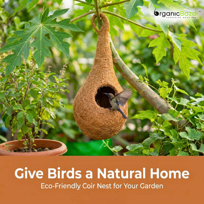 Coir Fibre Bird Nest for Garden