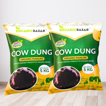 Cow Dung Manure Fertilizers for Plants (5kg)