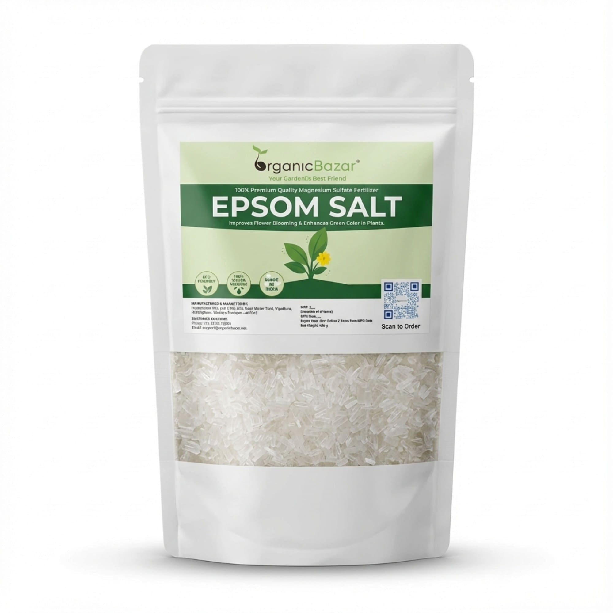 Epsom Salt Fertilizer for Plants (450g)