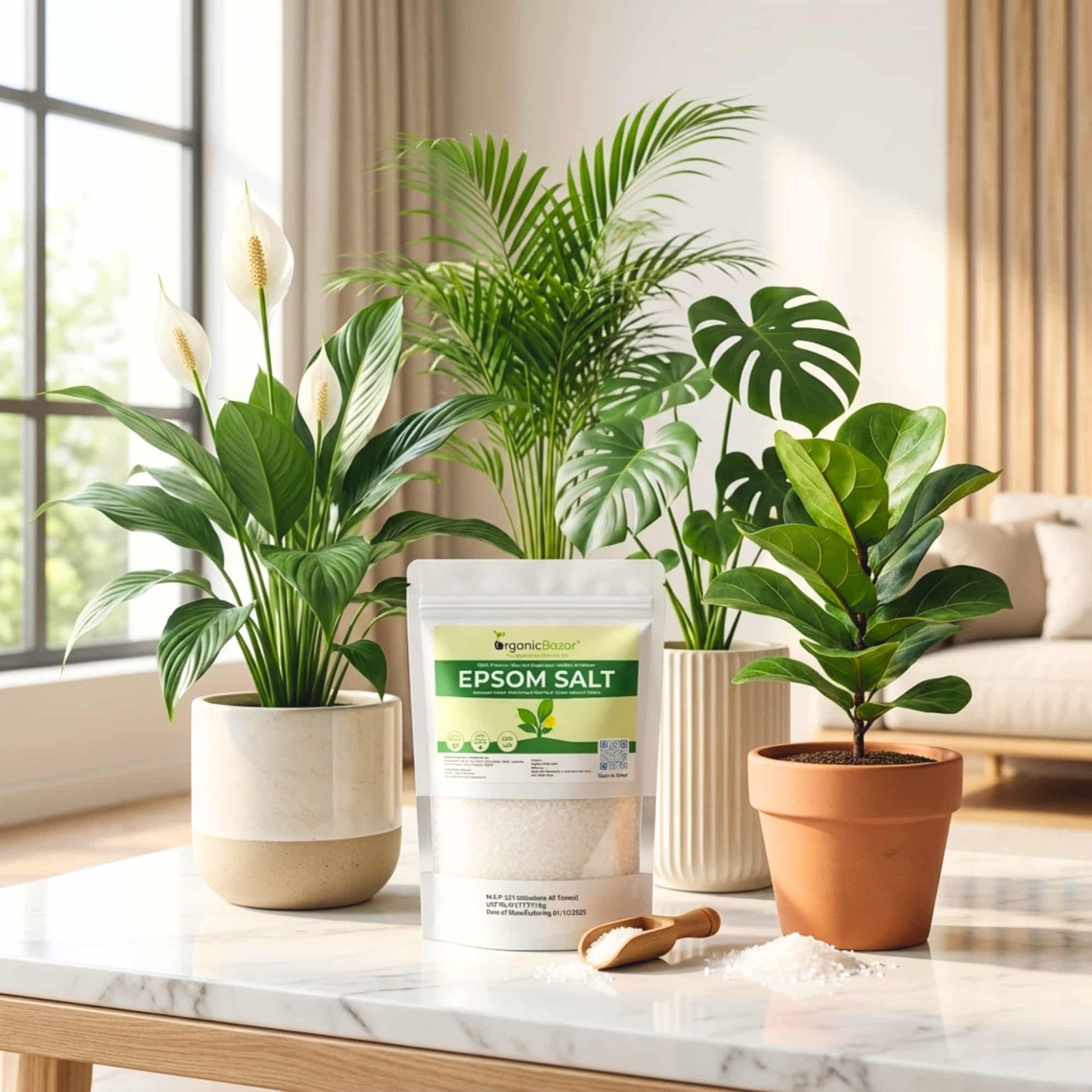 is epsom salt good for pot plants Buy 100% Orignal Epsom Salt Fertilizer for Plants