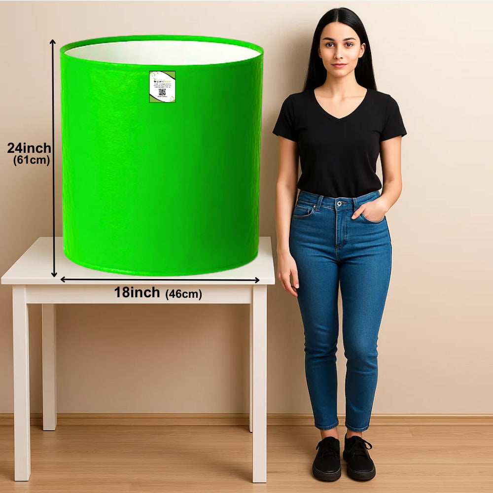 OrganicBazar 18X24 Tree Grow Bag for Home Gardening, Premium HDPE 260 GSM Green Big Plant Bags