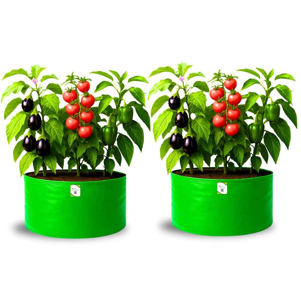 HDPE 24x15 Grow Bags for Home and Terrace Gardening Extra Thick Premium Quality Grow Bags