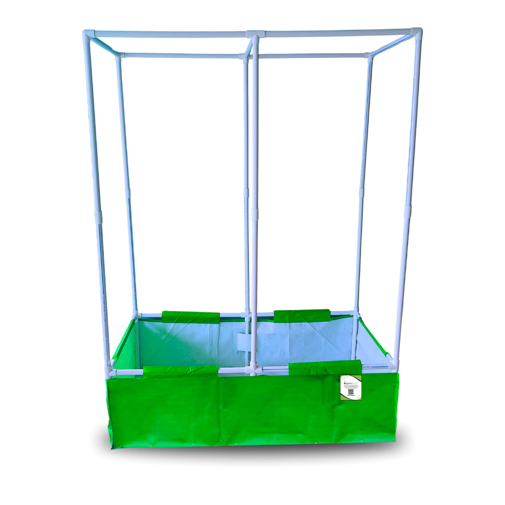 OrganicBazar 48x24x12 Rectangular Grow Bag with Long Frame for Creeper Plants