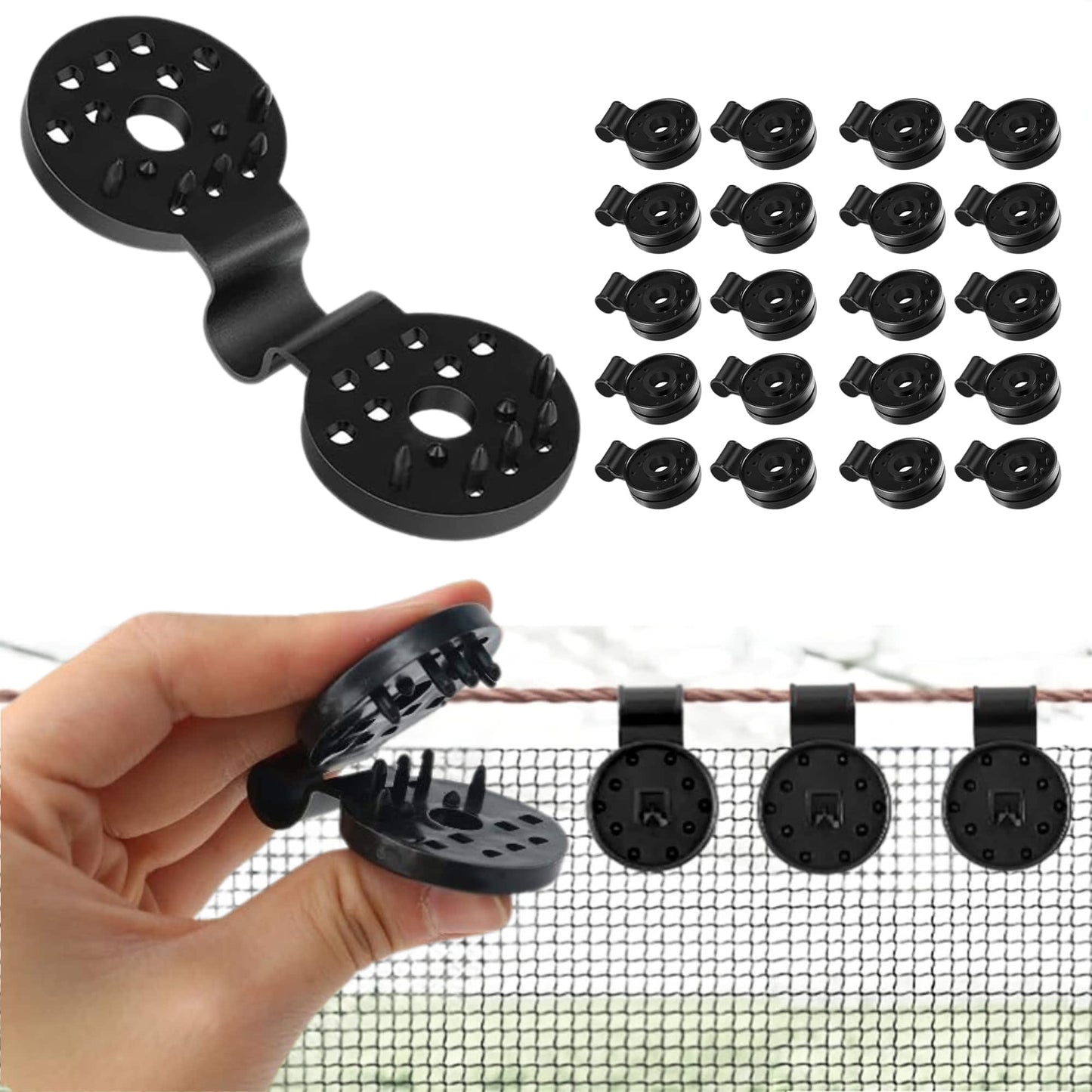 Shade Net Gripper Clip – Heavy-Duty Nylon-Plastic Clips for Shade Cloth, Bird Netting & Garden Covers