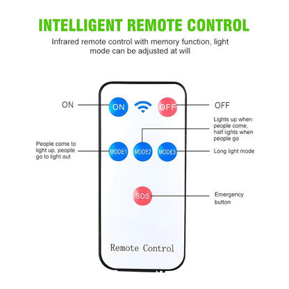 Solar LED Street Lamp Light | Super Bright COB LED | Motion Sensor | Remote Control | Auto-Chargeable Street Lamp for Front Porch, Patio, Garden & Outdoor (Pack of 1)
