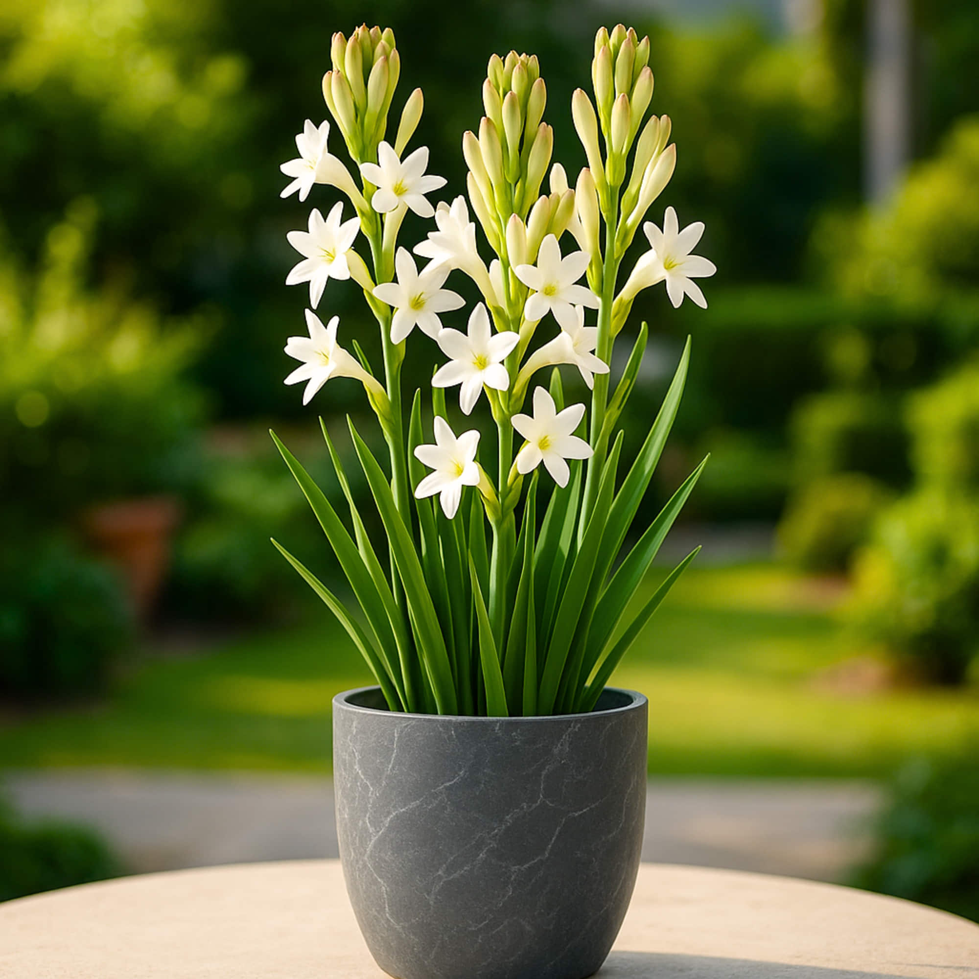 Tuberose White Flower Bulbs (रजनीगंधा/Rajnigandha)