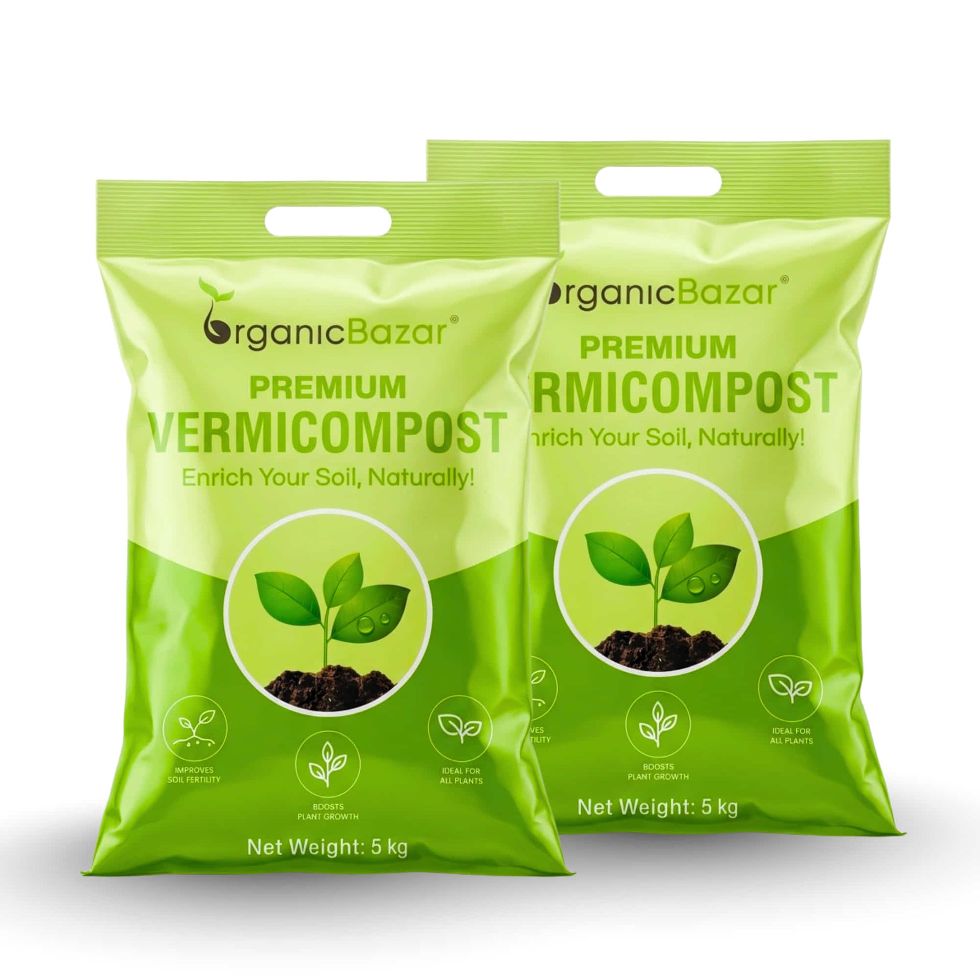 organic fertilizers for plants Vermicompost Fertilizer for All Plants (10kg) – Organicbazar