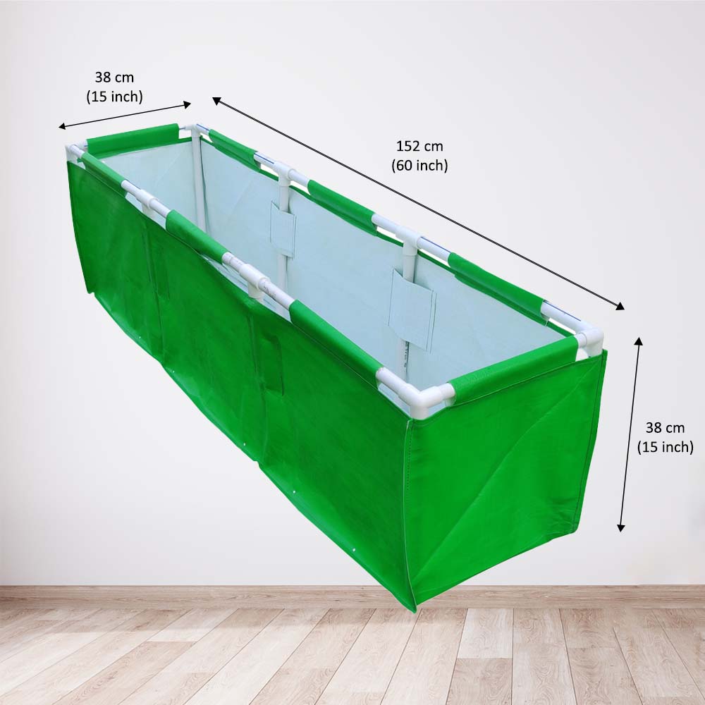 HDPE rectangular 60x15x15 inch