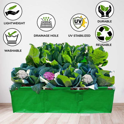 HDPE rectangular 60x15x15 inch