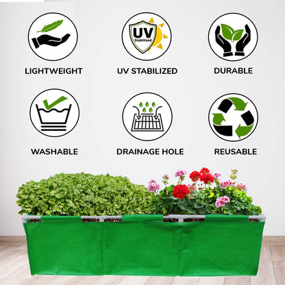 HDPE rectangular 60x12x12 inch