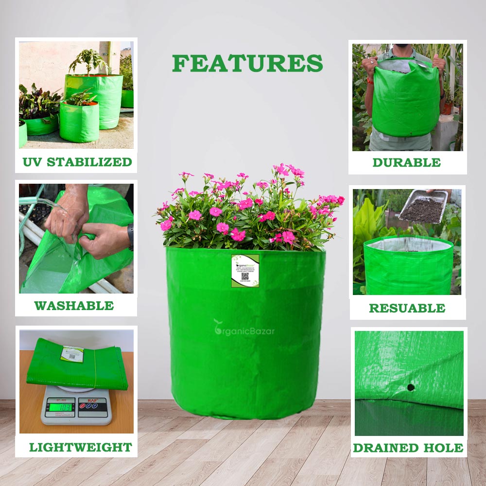 HDPE Grow Bag 15 x 18