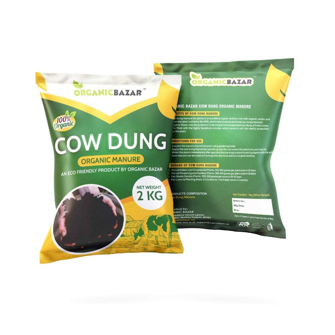 Cow Dung Manure Fertilizers for Plants 2 KG (2)