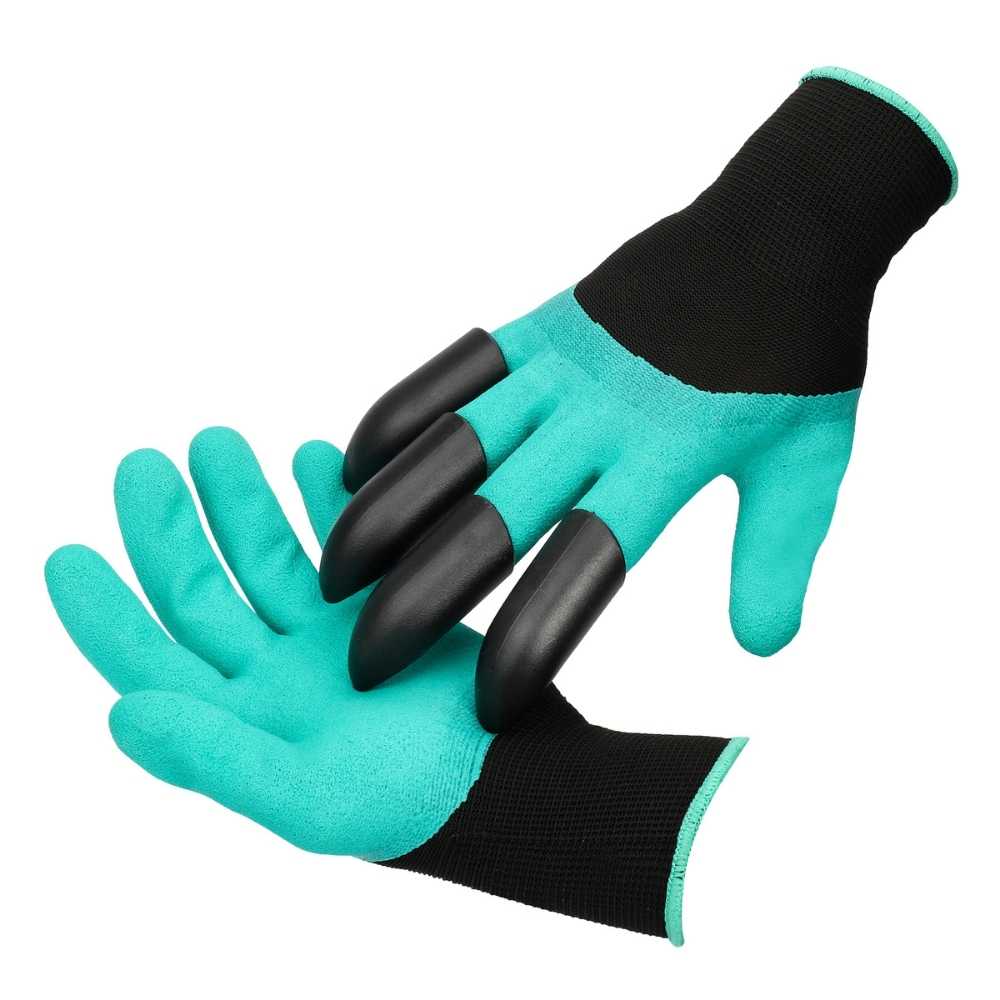 Garden Gloves with Claws for Digging &amp; Planting (3)
