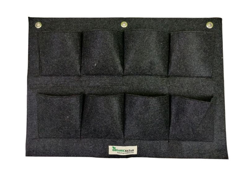 Horizontal 8 Pockets Geo Fabric Grow Bag